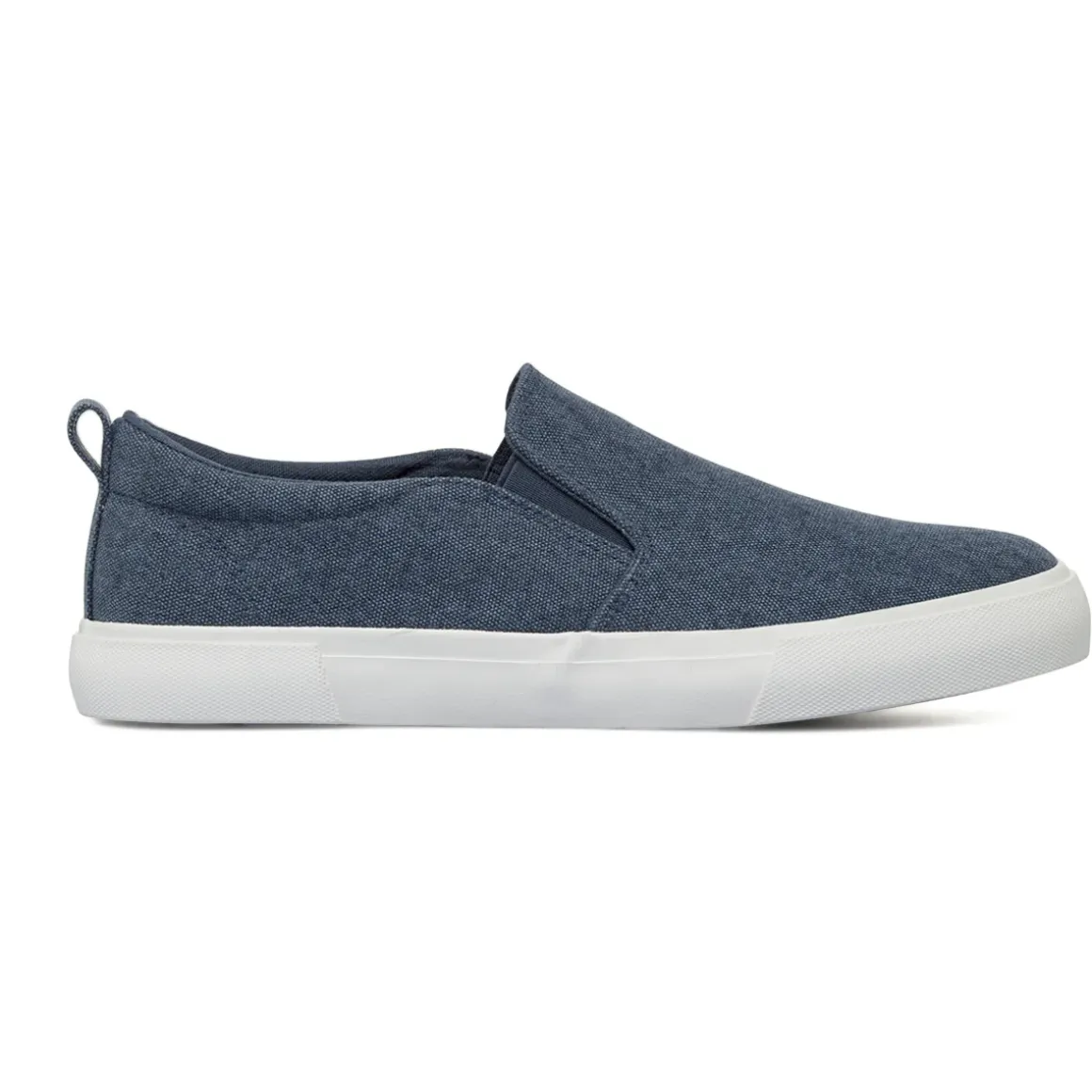 Sneakers slip-on blu da Uomo in tessuto effetto denim US Golf Club