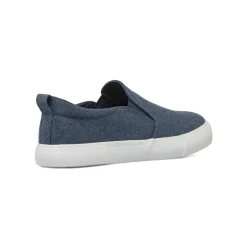 Sneakers slip-on blu da Uomo in tessuto effetto denim US Golf Club
