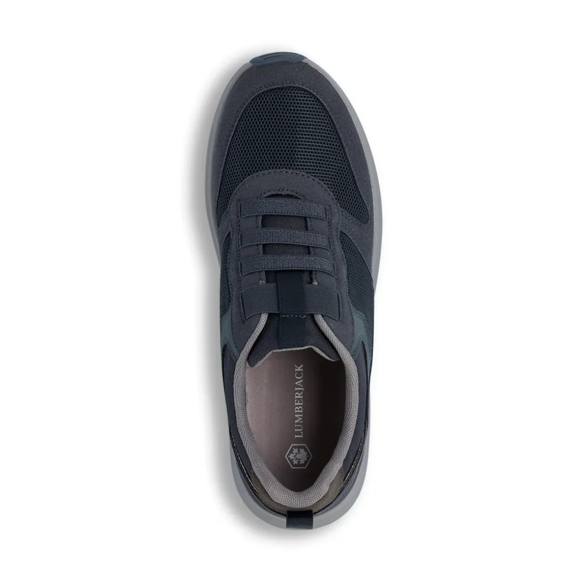 Sneakers Slip-on blu da Uomo Lumberjack con lacci elastici