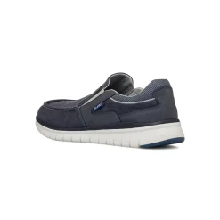 Sneakers Slip-on blu in tessuto da Uomo Glams
