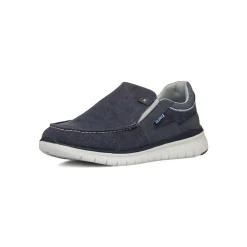 Sneakers Slip-on blu in tessuto da Uomo Glams