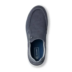 Sneakers Slip-on blu in tessuto da Uomo Glams