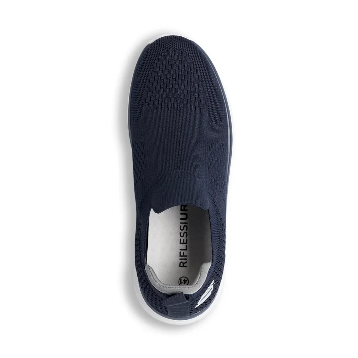 Sneakers slip-on blu navy da uomo Riflessi Urbani