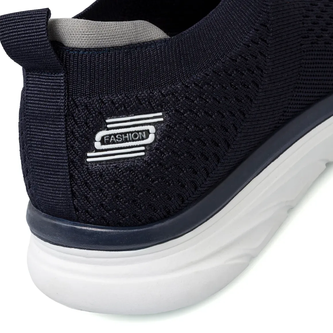 Sneakers slip-on blu navy da uomo Riflessi Urbani