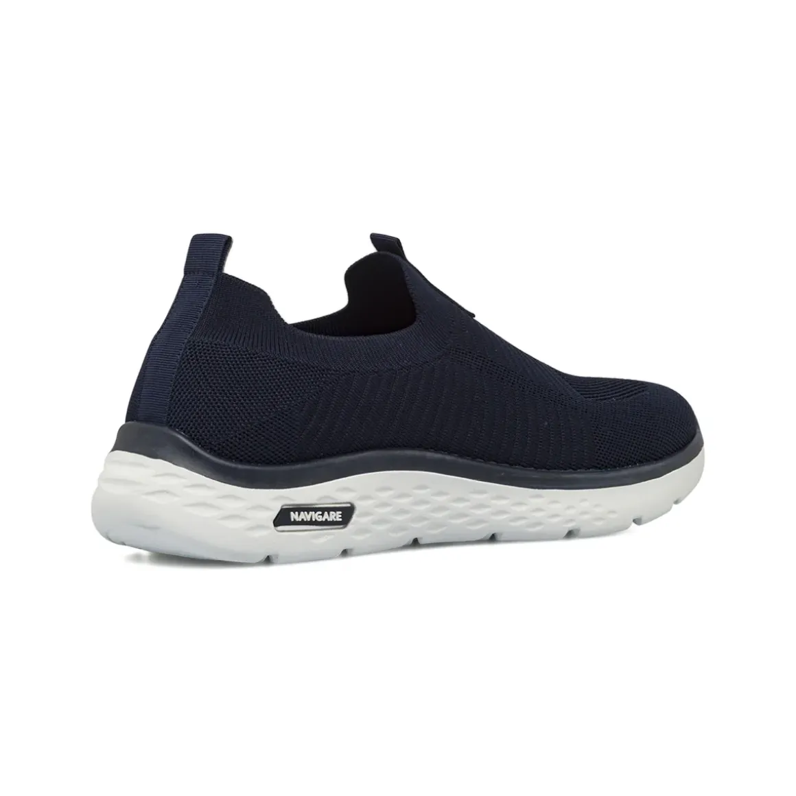 Sneakers Slip-on Blu Uomo in tessuto leggero senza lacci Navigare