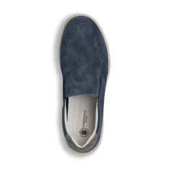 Sneakers Slip-on da Uomo blu con tomaia traforata Lumberjack