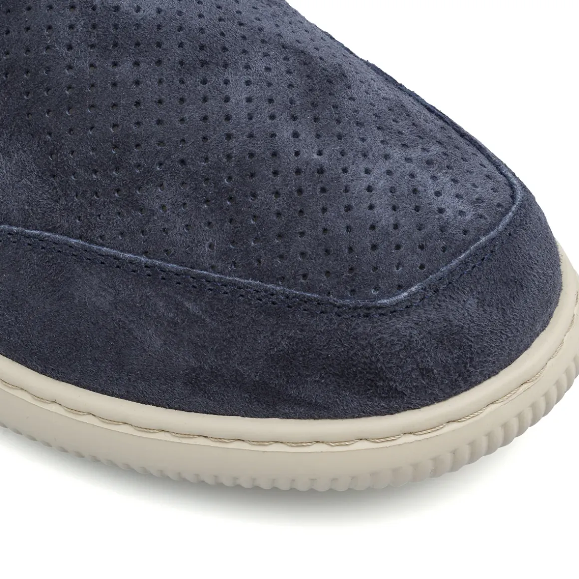 Sneakers Slip-on da Uomo blu con tomaia traforata Lumberjack