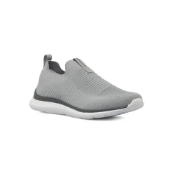 Sneakers Slip-on grigie da Uomo in tessuto mesh traspirante Ducati