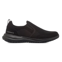 Sneakers Slip-on in tessuto nere da Uomo Lumberjack