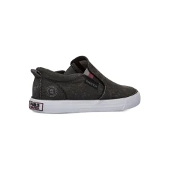 Sneakers slip-on nere da Uomo in tessuto effetto jeans Nautica