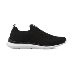 Sneakers slip-on nere da Uomo in tessuto tecnico a calzino Ducati
