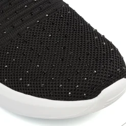 Sneakers Slip-on Nere Donna con soletta Memory Foam Lumberjack