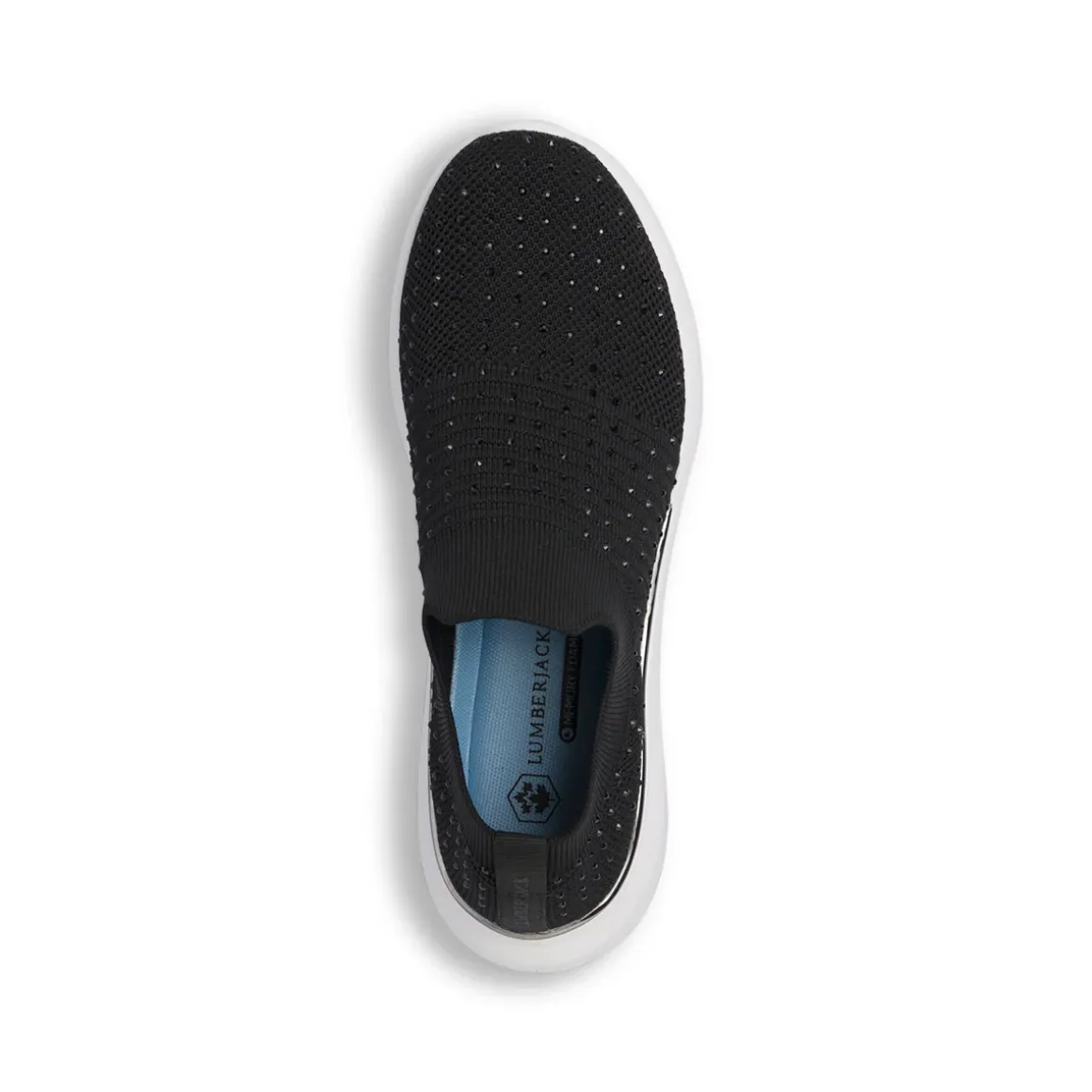 Sneakers Slip-on Nere Donna con soletta Memory Foam Lumberjack