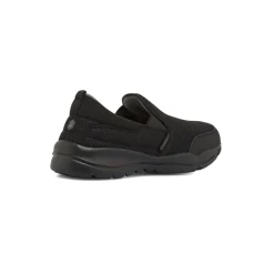 Sneakers Slip-on Nere Donna in tessuto con Memory Foam Lumberjack