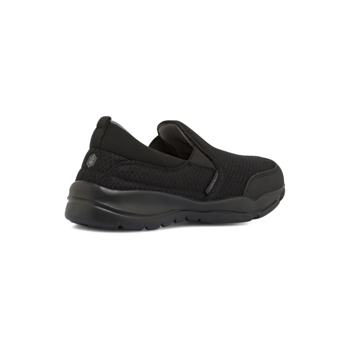 Sneakers Slip-on Nere Donna in tessuto con Memory Foam Lumberjack
