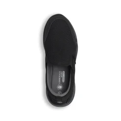 Sneakers Slip-on Nere Donna in tessuto con Memory Foam Lumberjack