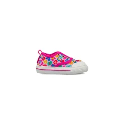 Sneakers Slip-On Primi passi rosa da Bambina con stampa multicolore Primigi