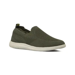 Sneakers Slip-on verdi da Uomo in tessuto mesh Jeep Spirit