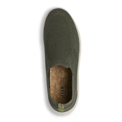 Sneakers Slip-on verdi da Uomo in tessuto mesh Jeep Spirit