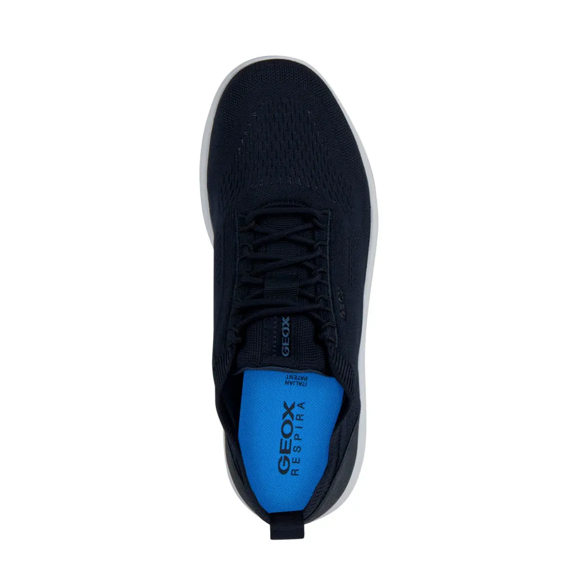 Sneakers Spherica blu da Uomo con lacci e suola traspirante Geox