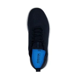 Sneakers Spherica blu da Uomo con lacci e suola traspirante Geox