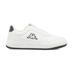 Sneakers Sport casual da uomo bianche Kappa con dettagli blu