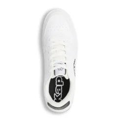Sneakers Sport casual da uomo bianche Kappa con dettagli blu