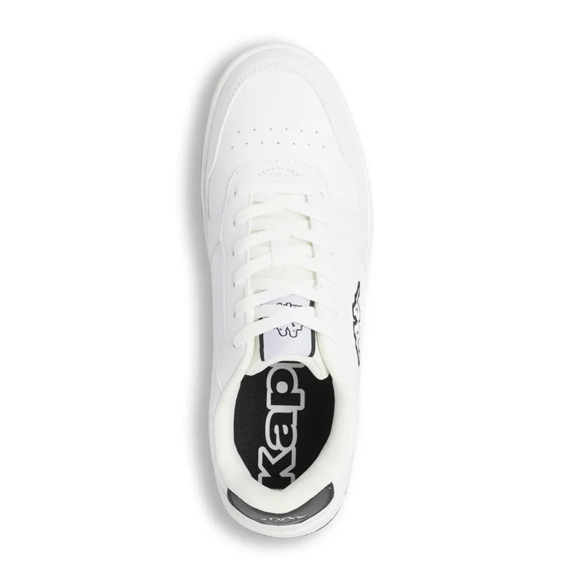 Sneakers Sport casual da uomo bianche Kappa con dettagli blu