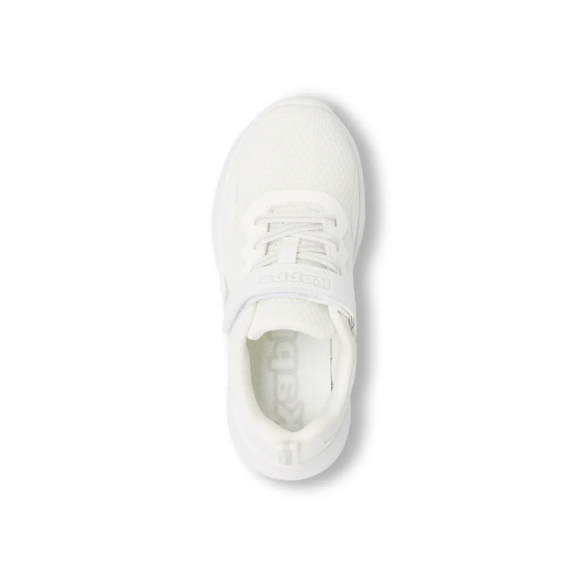 Sneakers Sport da bambino bianche Kappa con chiusura a strappo in mesh