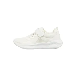 Sneakers Sport da bambino bianche Kappa con chiusura a strappo in mesh