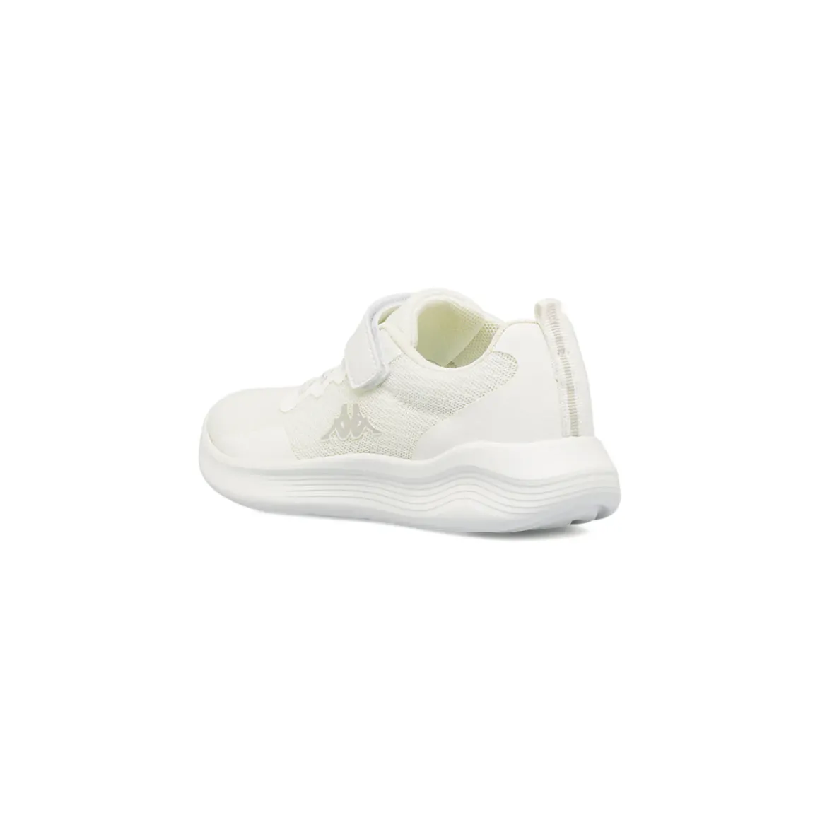 Sneakers Sport da bambino bianche Kappa con chiusura a strappo in mesh