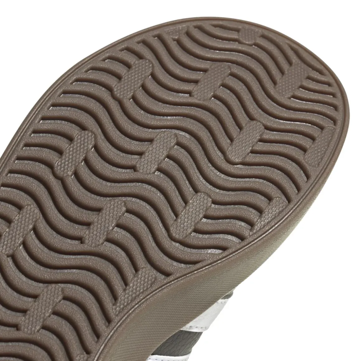 Sneakers sport da bambino e bambina in pelle nere adidas VL Court 3.0