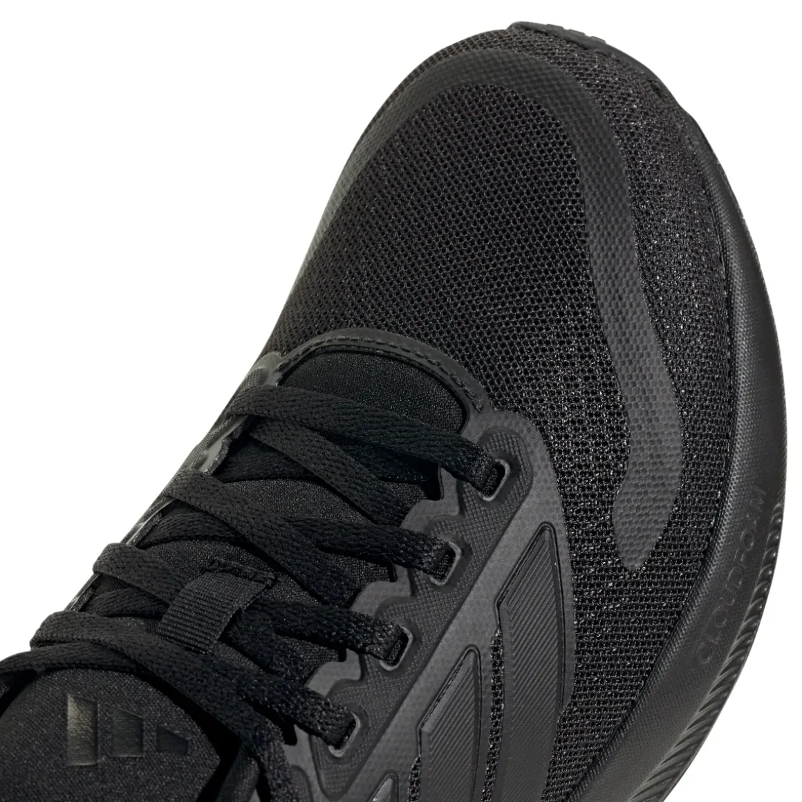 Sneakers Sport da Bambino nere in tessuto traspirante adidas