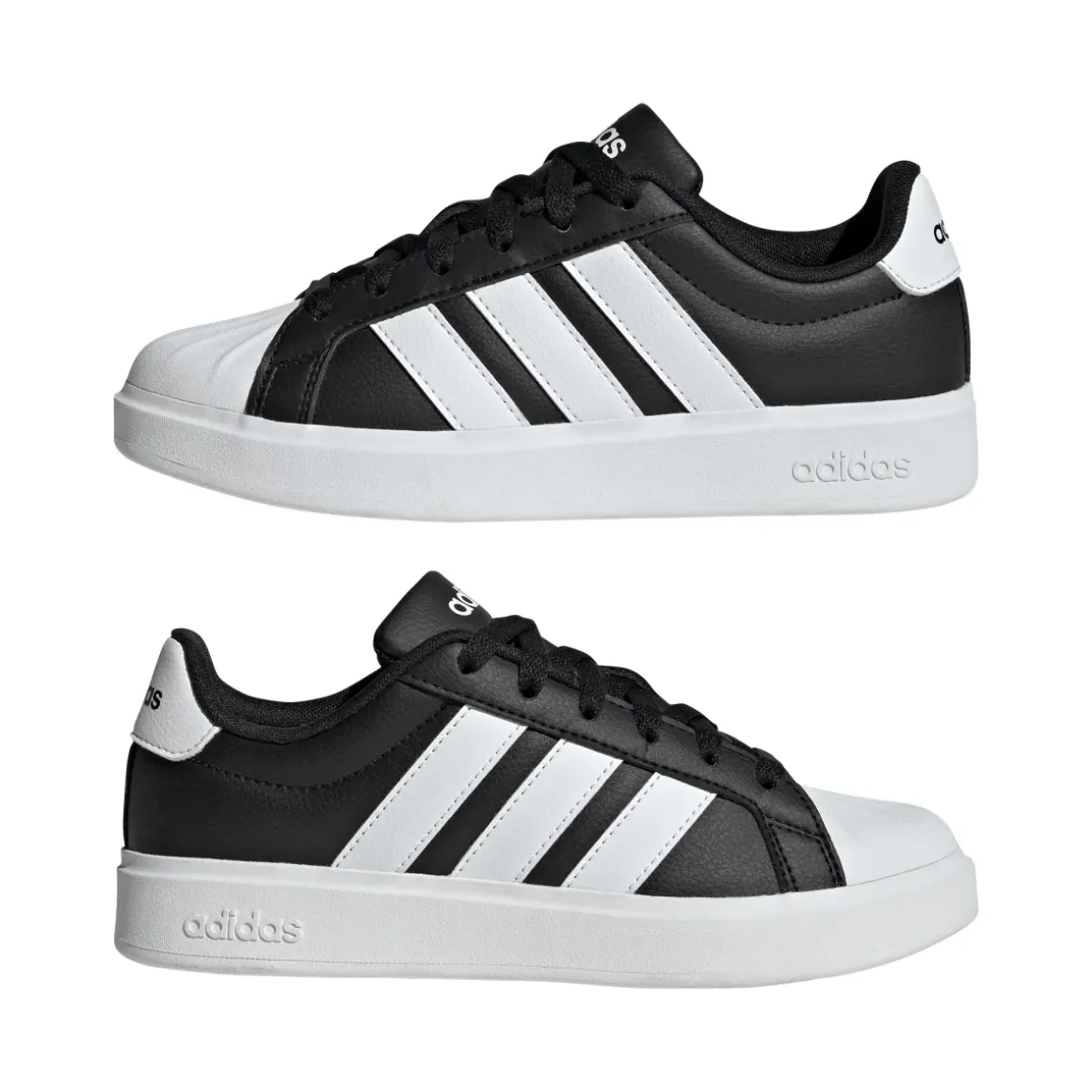 Sneakers Sport da Ragazzo adidas Streetalk nere con punta a conchiglia