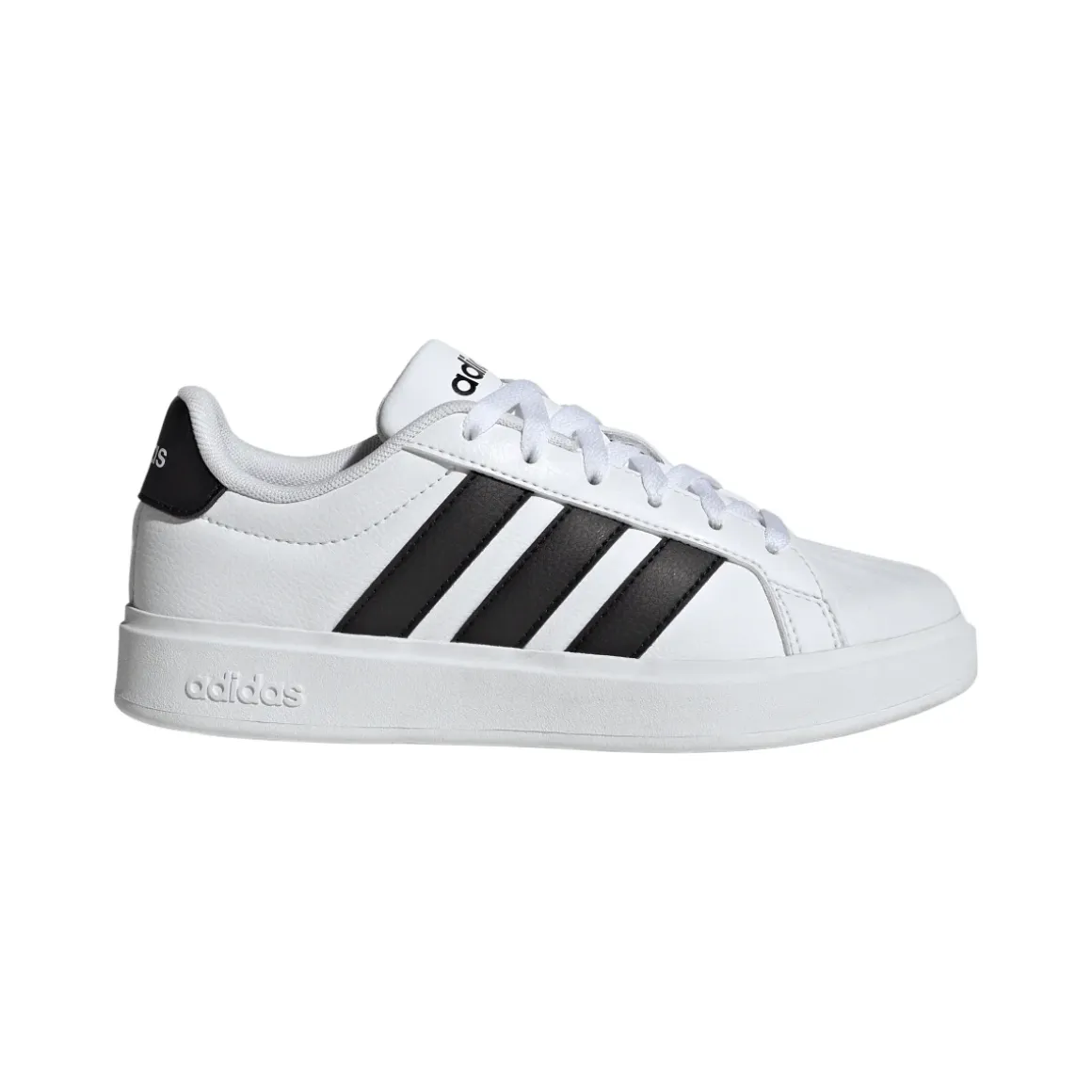 Sneakers sport da ragazzo bianche con dettagli neri adidas STREETTAL
