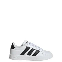 Sneakers sport da ragazzo bianche con dettagli neri adidas STREETTAL