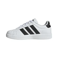 Sneakers sport da ragazzo bianche con dettagli neri adidas STREETTAL