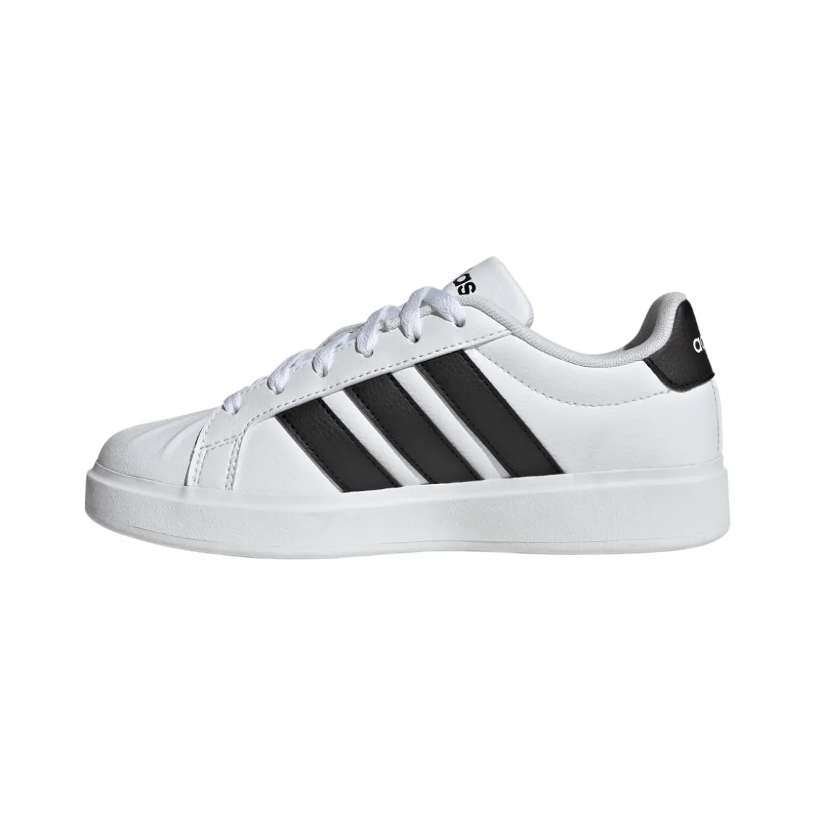 Sneakers sport da ragazzo bianche con dettagli neri adidas STREETTAL