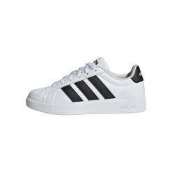 Sneakers sport da ragazzo bianche con dettagli neri adidas STREETTAL