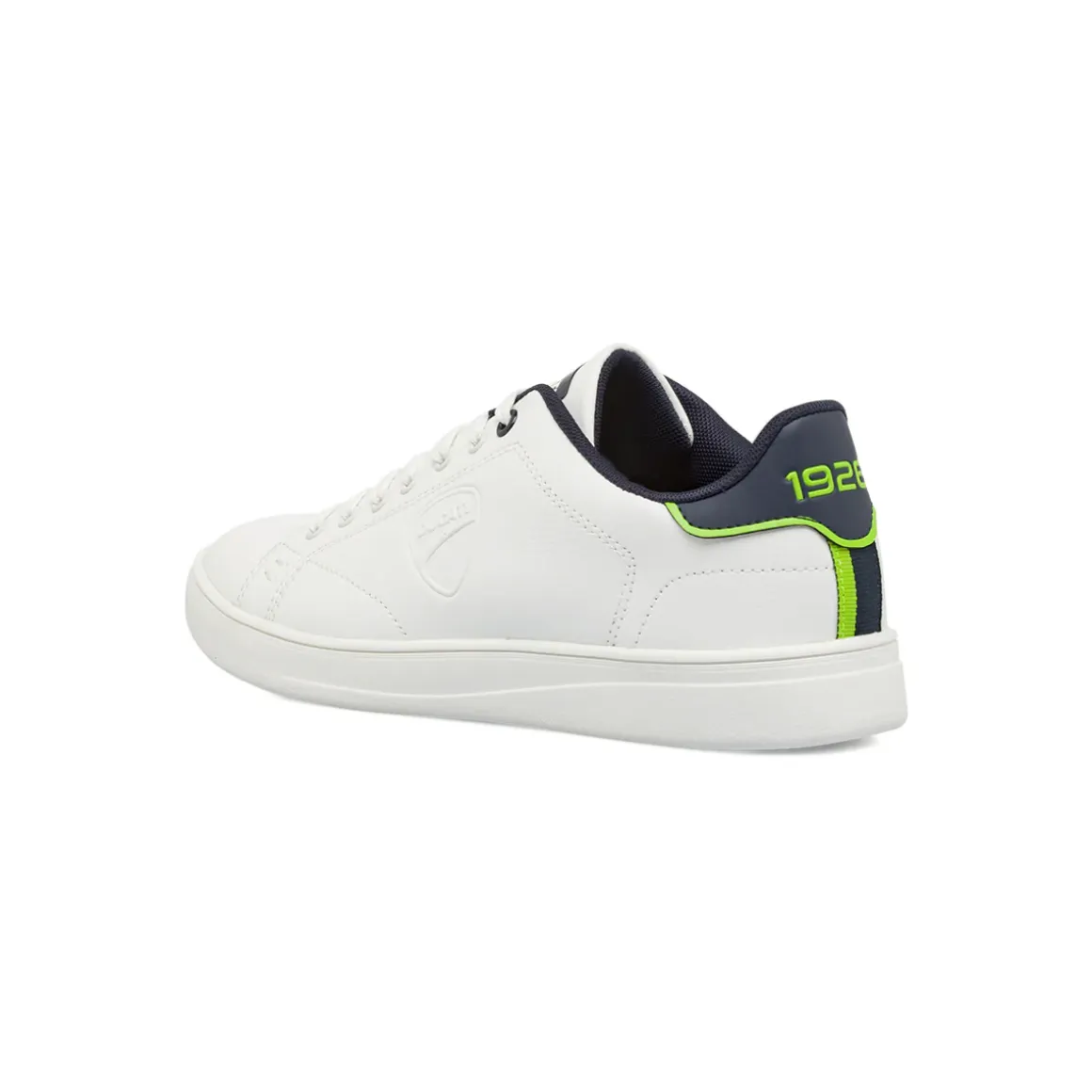 Sneakers Sport da uomo bianche con dettagli verde fluo Ducati