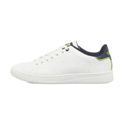 Sneakers Sport da uomo bianche con dettagli verde fluo Ducati