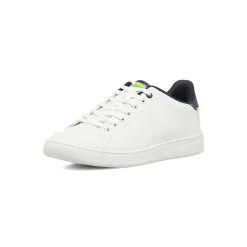 Sneakers Sport da uomo bianche con dettagli verde fluo Ducati
