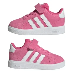 Sneakers Sportive Bambina Rosa effetto scamosciato con strappo adidas