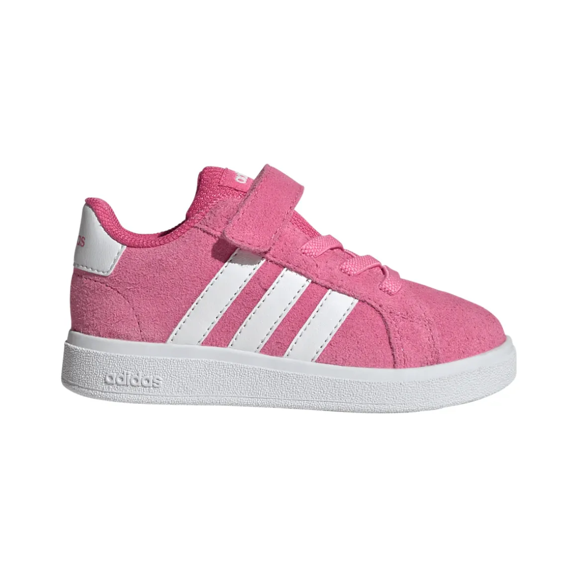Sneakers Sportive Bambina Rosa effetto scamosciato con strappo adidas