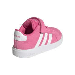 Sneakers Sportive Bambina Rosa effetto scamosciato con strappo adidas