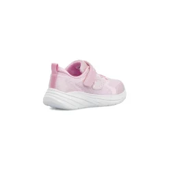 Sneakers sportive Bambina Rosa glitterate chiusura a strappo Skechers