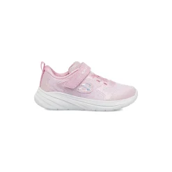 Sneakers sportive Bambina Rosa glitterate chiusura a strappo Skechers