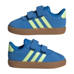 Sneakers Sportive Bambino Blu effetto scamosciato con strappo adidas