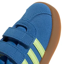 Sneakers Sportive Bambino Blu effetto scamosciato con strappo adidas