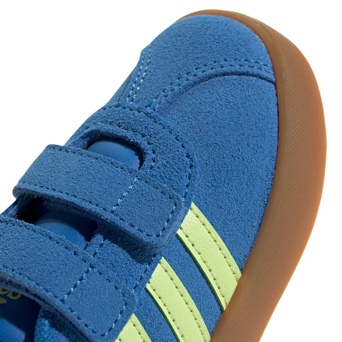 Sneakers Sportive Bambino Blu effetto scamosciato con strappo adidas
